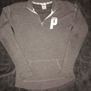 PINK 1/4 Zip Size XS